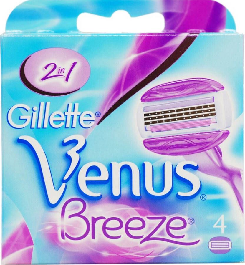 Gillette Venus Breeze scheermesjes 4st.