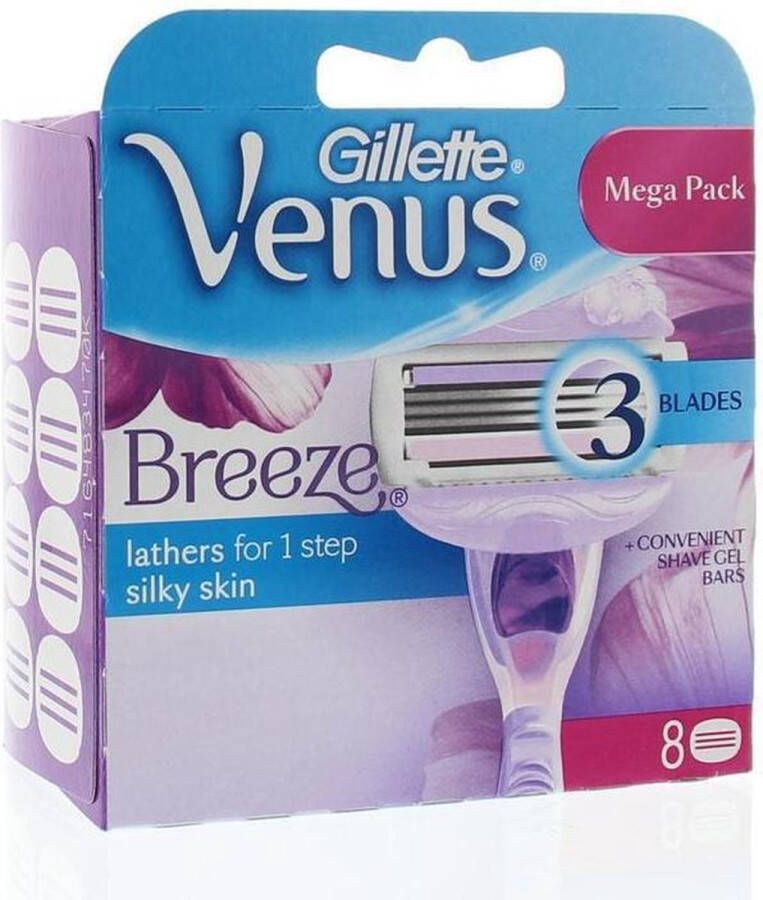 Gillette Venus ComfortGlide Breeze Scheermesjes Vrouwen 8 stuks