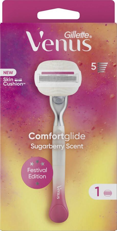 Gillette Venus Comfortglide Sugarberry Scheersysteem Voor Vrouwen Handvat + 1 Mesje