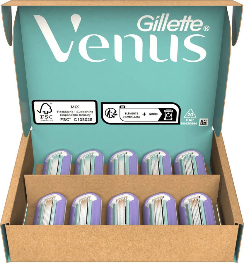 Gillette Venus Deluxe Smooth Swirl 10 Scheermesjes