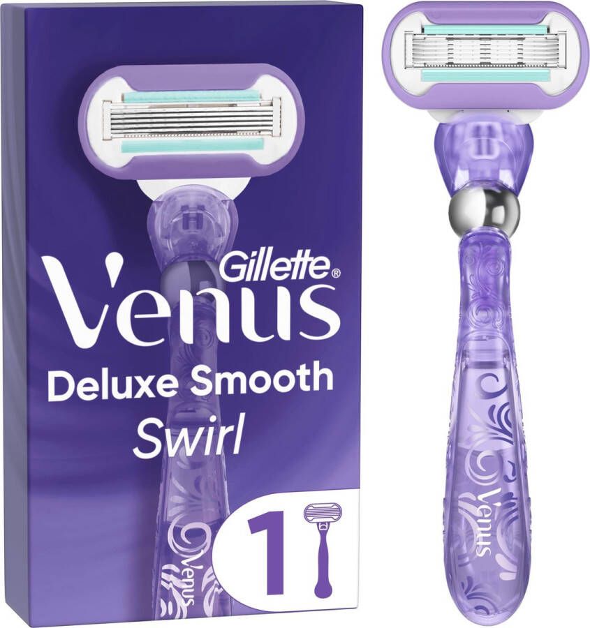 Gillette Venus Deluxe Smooth Swirl Scheersysteem Voor Vrouwen Scheermes