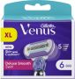 Gillette Venus Deluxe Smooth Swirl Voor Een Gladde Scheerbeurt 6 Navulmesjes - Thumbnail 1