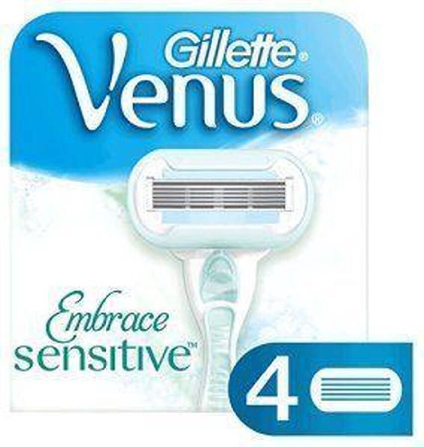 Gillette Venus Embrace Sensitive Scheermesjes 4 stuks