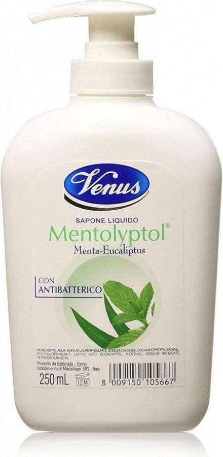 Gillette Venus Handzeep Pomp Antibacteriele Munt & Eucalyptus 12x250ml