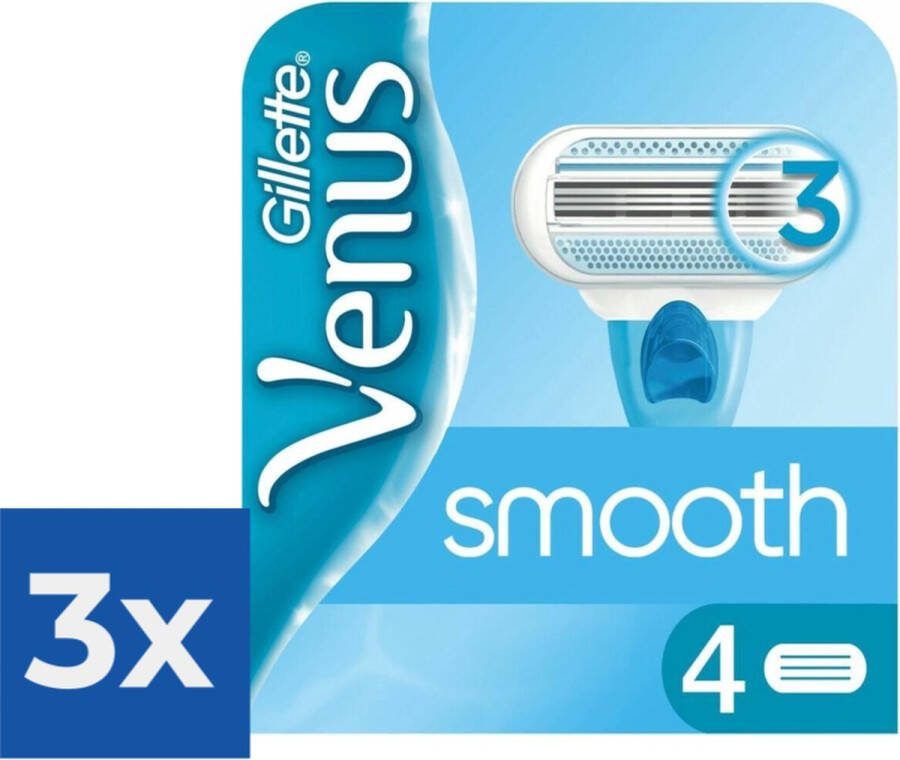 Gillette Venus Original Scheermesjes Vrouwen 4 stuks Voordeelverpakking 3 stuks