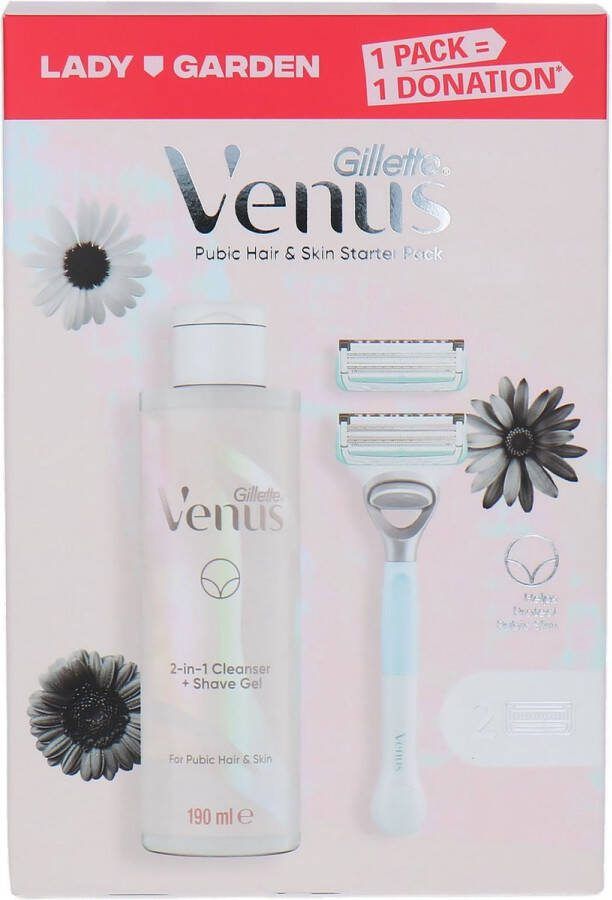 Gillette Venus Pubic Hair & Skin Starter Pack 190 ml