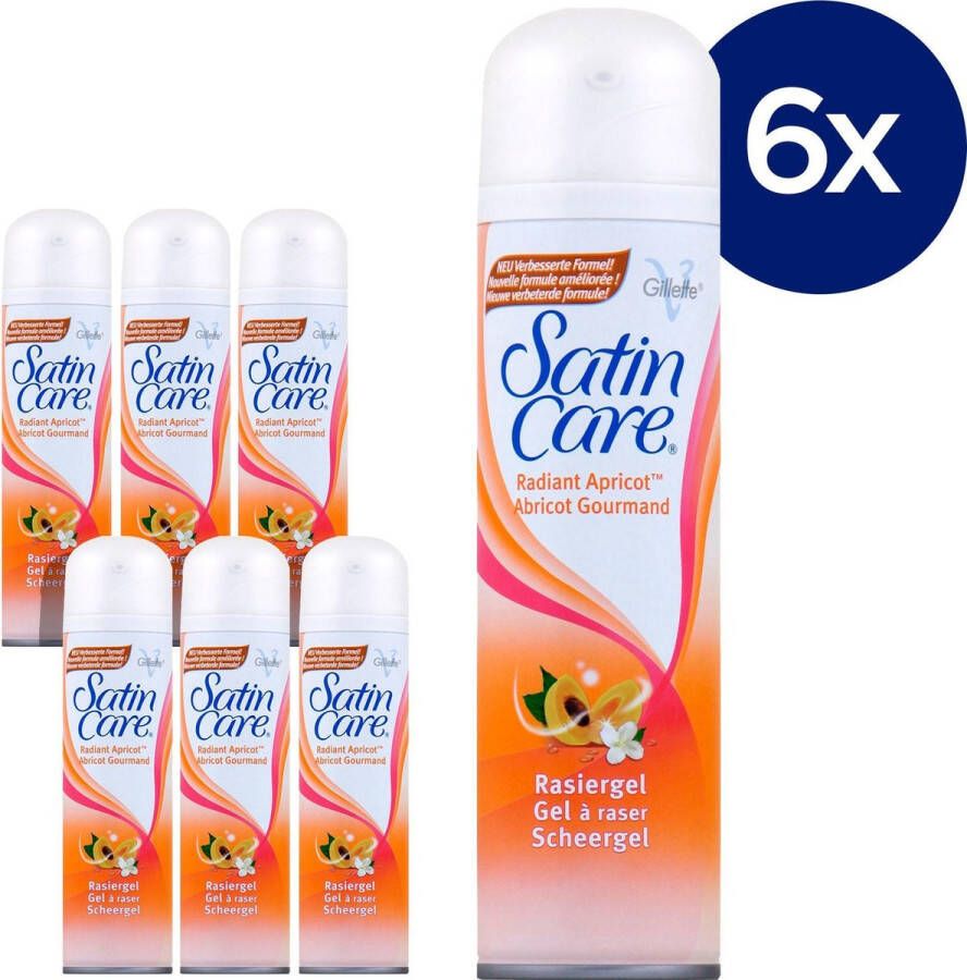 Gillette Venus Satin Care Radiant Apricot 200ml Scheergel