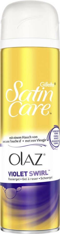 Gillette Venus SatinCare Gel Olaz Violet Swirl Scheergel 200ml