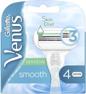 Gillette Venus Scheermesjes Smooth Sensitive 4 mesjes