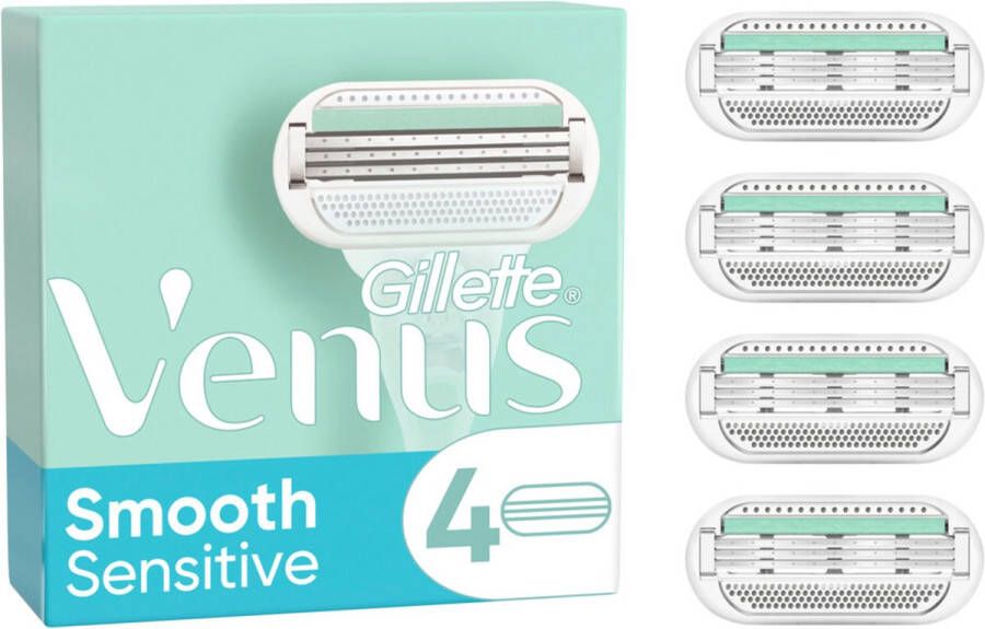 Gillette Venus Smooth Sensitive Scheermesjes 4 Stuks