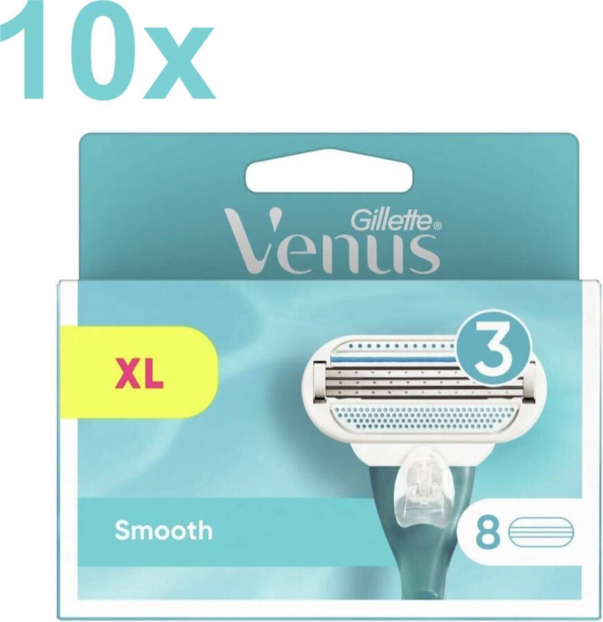 Gillette Venus Smooth Scheermesjes Navulmesjes 10x 8 Stuks