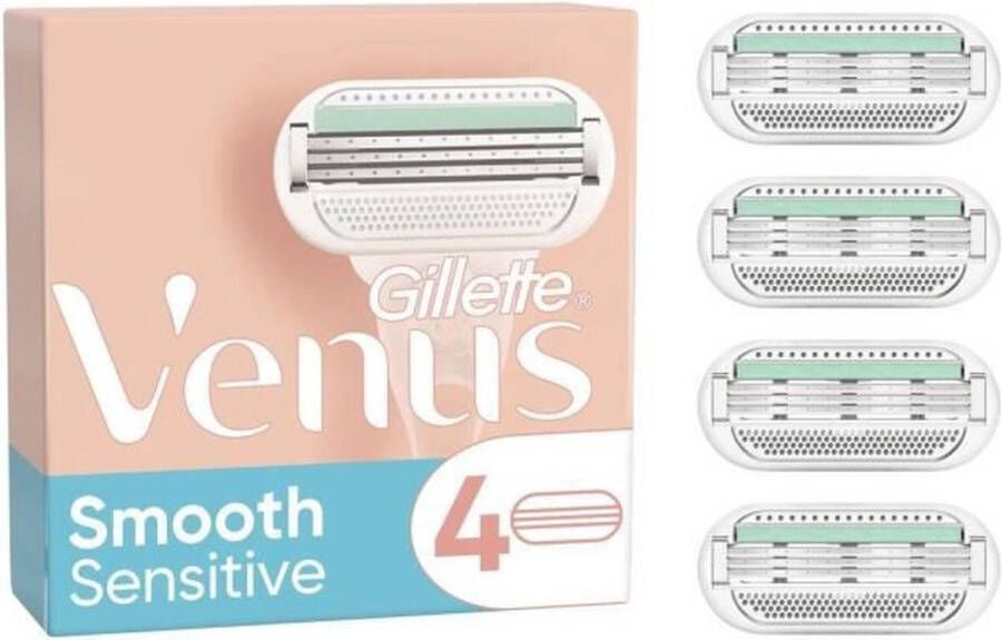 Gillette Venus Smooth Sensitive Feminine Razor x4