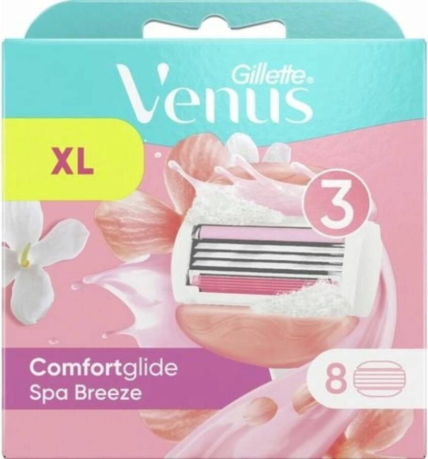 Gillette Venus Spa Breeze Scheermesjes Comfortglide 8 Stuks