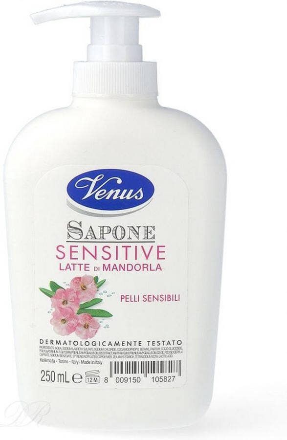 Gillette Venus Vloeibare Handzeep Sensitive Amandelmelk Pompje