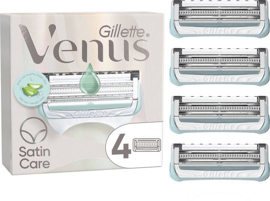 Gillette Venus voor huid en schaamhaar navulmesjes 4 stuks