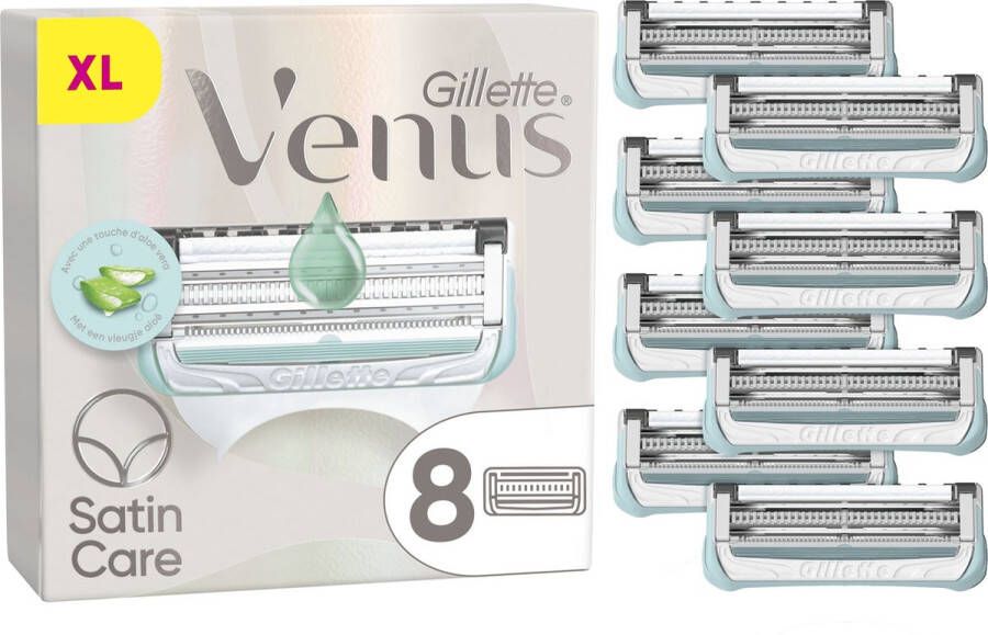 Gillette Venus voor huid en schaamhaar navulmesjes 8 stuks