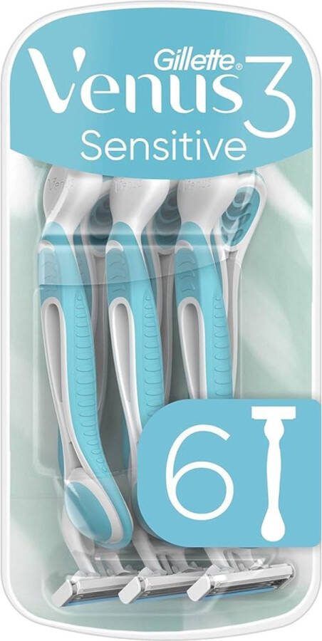 Gillette Venus3 wegwerpscheermesjes sensitive 6st