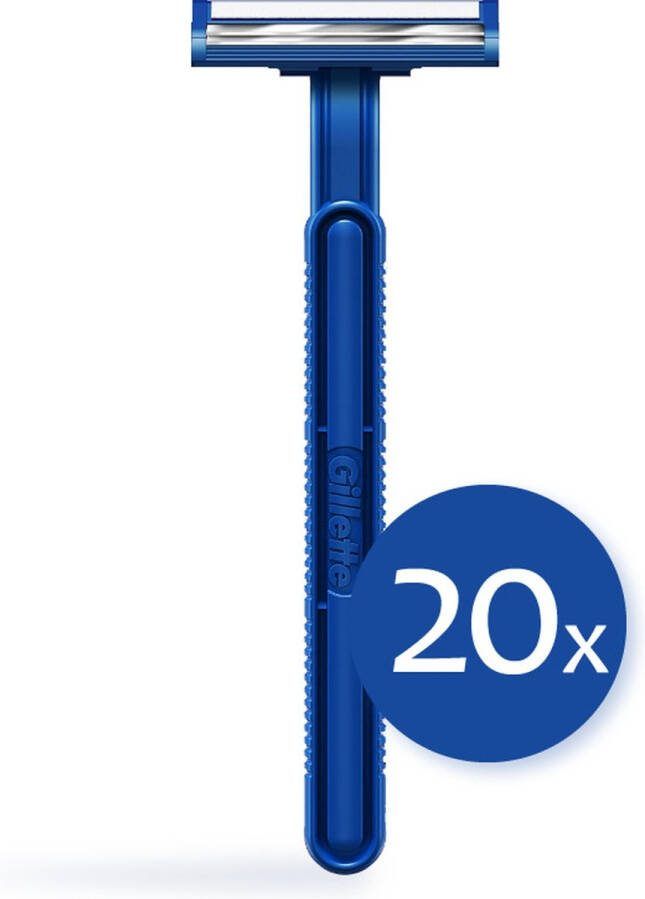 Gillette Voordeelverpakking 2x Blue II Wegwerpscheermesjes 10 stuks