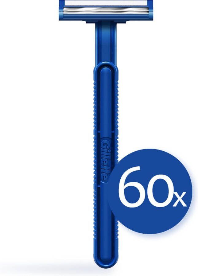 Gillette Voordeelverpakking 6x Blue II Wegwerpscheermesjes 10 stuks