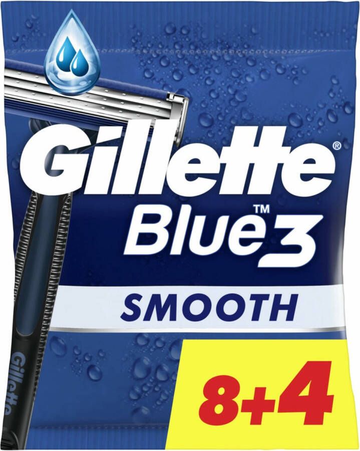 Gillette Wegwerpmesjes Blue III 12 stuks