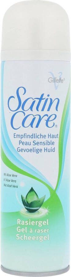 Gillette Women Satin Care gevoelige huid met Aloe Vera scheergel
