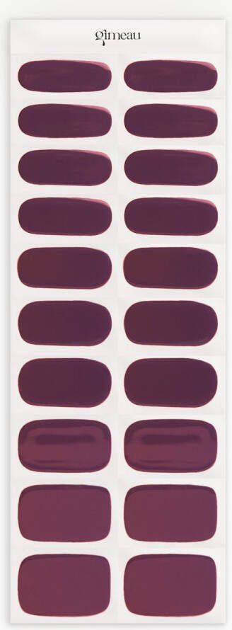 Gimeau Gel Nail Sticker Bordeaux Rood