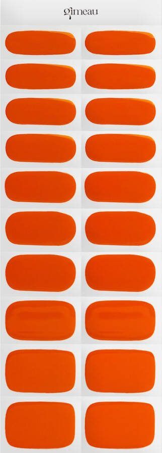 Gimeau Gel Nail Sticker Oranje