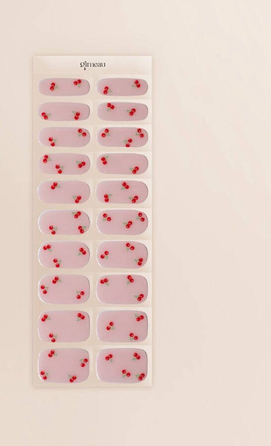 Gimeau Gel Nail Stickers Nail Art Cherry on Top