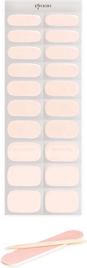 Gimeau Gel Nail Stickers Nude color