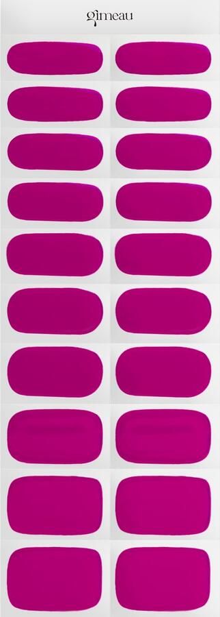Gimeau Gel Nail Stickers Pink Purple