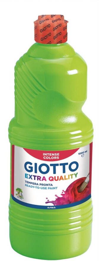 Fan Toys Giotto Extra quality plakkaatverf fles van 1000 ml lentegroen