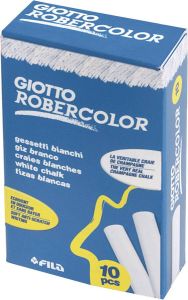 OfficeTown Giotto Krijt Robercolor Wit Doos Met 10 Krijtjes