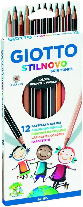 Giotto Stilnovo beige potloden Skintones potloden Kleurpotloden huid van FSC hout