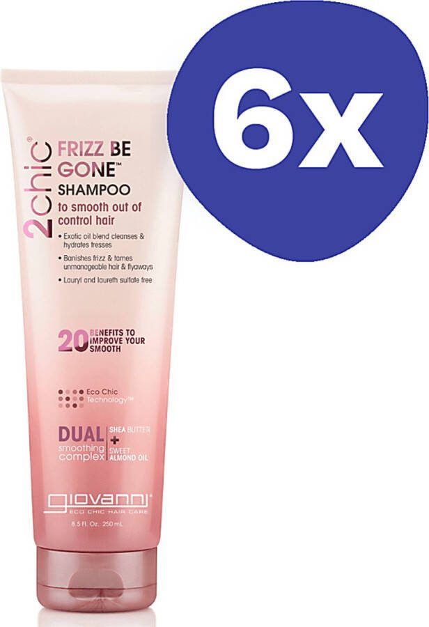 Giovanni 2chic Frizz Be Gone Shampoo (6x 250ml)