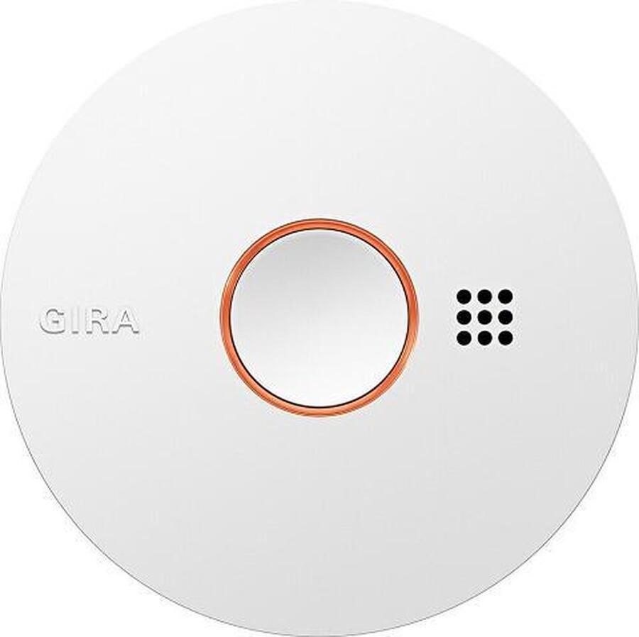 Gira Preventiebox GIRA Rookmelder Basic Q 125 mm Met Lithium Batterij