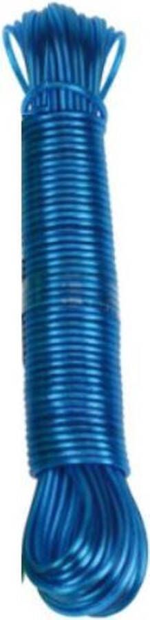 GKS Stevige waslijn 20mtr met stalen kern blauw