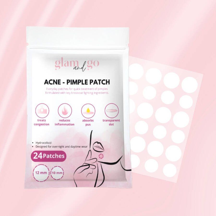 Glam and Go Pimple Patches Acne Patch Puistjes Pleister Puistjes Verwijderaar
