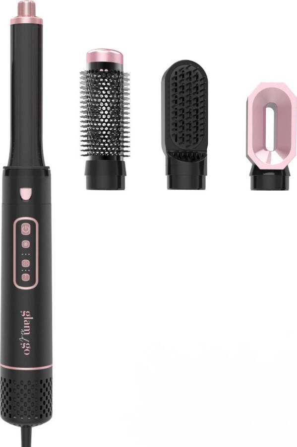 Glam and Go Pro Air Airstyler Multistyler Krachtige Motor Cold Shot 3 Temperatuur Instellingen 3 Kracht Instellingen