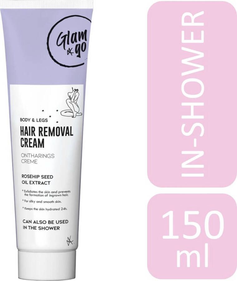 Glam & Go Ontharingscreme voor lichaam en benen 150ml