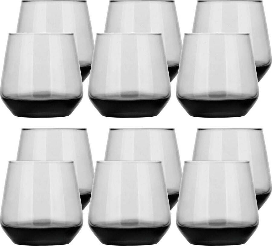 GlassMark Glasmark Waterglazen 18x Midnight collection 310 ml glas drinkglazen