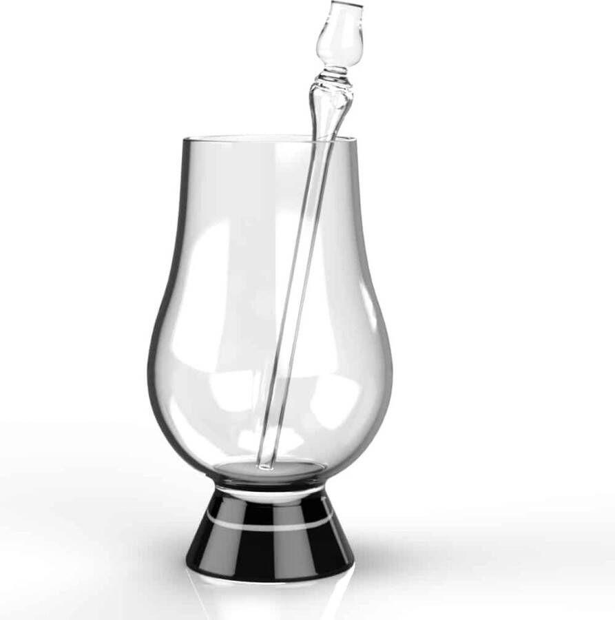 Glencairn Combinatieset whiskyglas standaard met Pipette Kristal loodvrij Made in Scotland