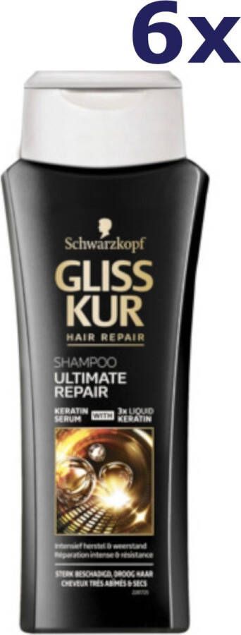 Gliss Kur 6x Gliss-Kur Shampoo Ultimate Repair 250 ml