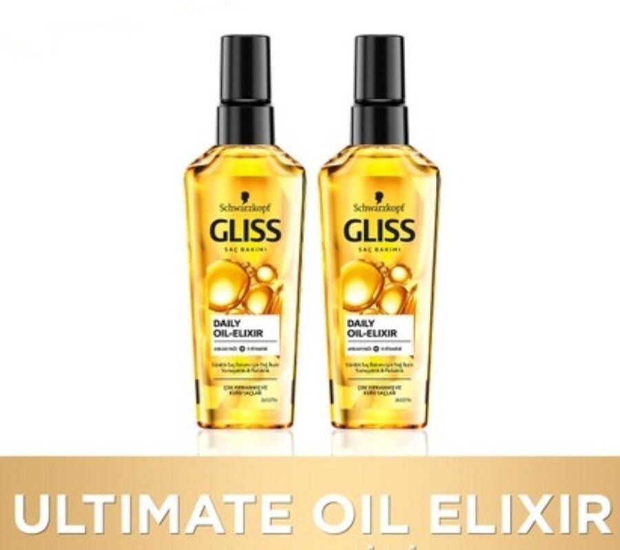 Gliss Kur Every Day Oil Elixir Ultimate Repair 2 x 75 ml