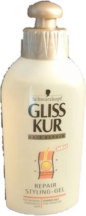 Gliss Schwarzkopf Kur Repair Styling Gel Voordeelverpakking 5 x 150 ml