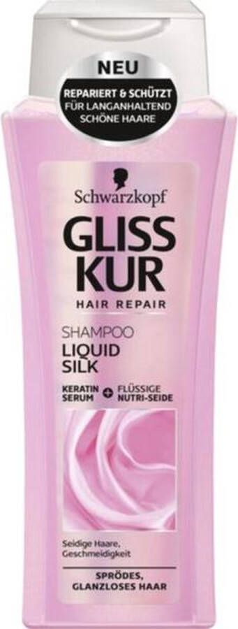 Gliss -Kur Shampoo Liquid Silk 250 ml