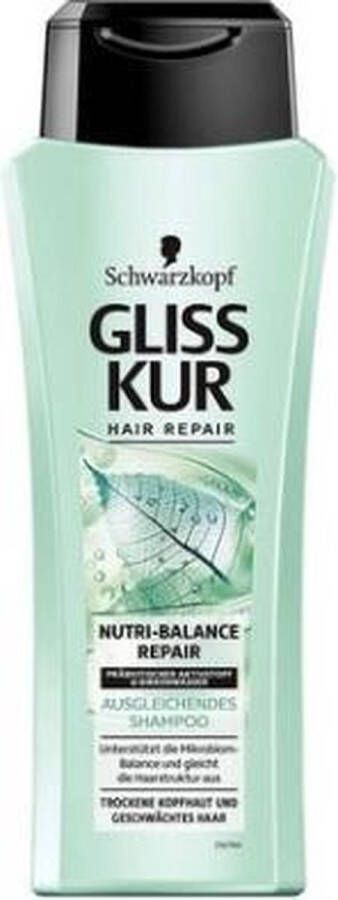 Gliss -Kur Shampoo Nutri-Balance Repair 250 ml