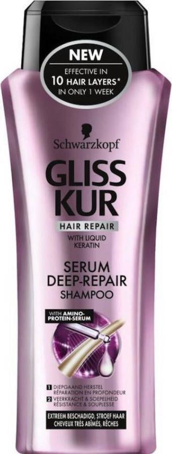 Gliss Kur Shampoo Serum Deep Repair -1 stuk
