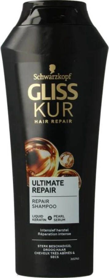 Schwarzkopf Professional GLISS Ultimate Repair Shampoo szampon do włosów mocno zniszczonych i suchych 250ml