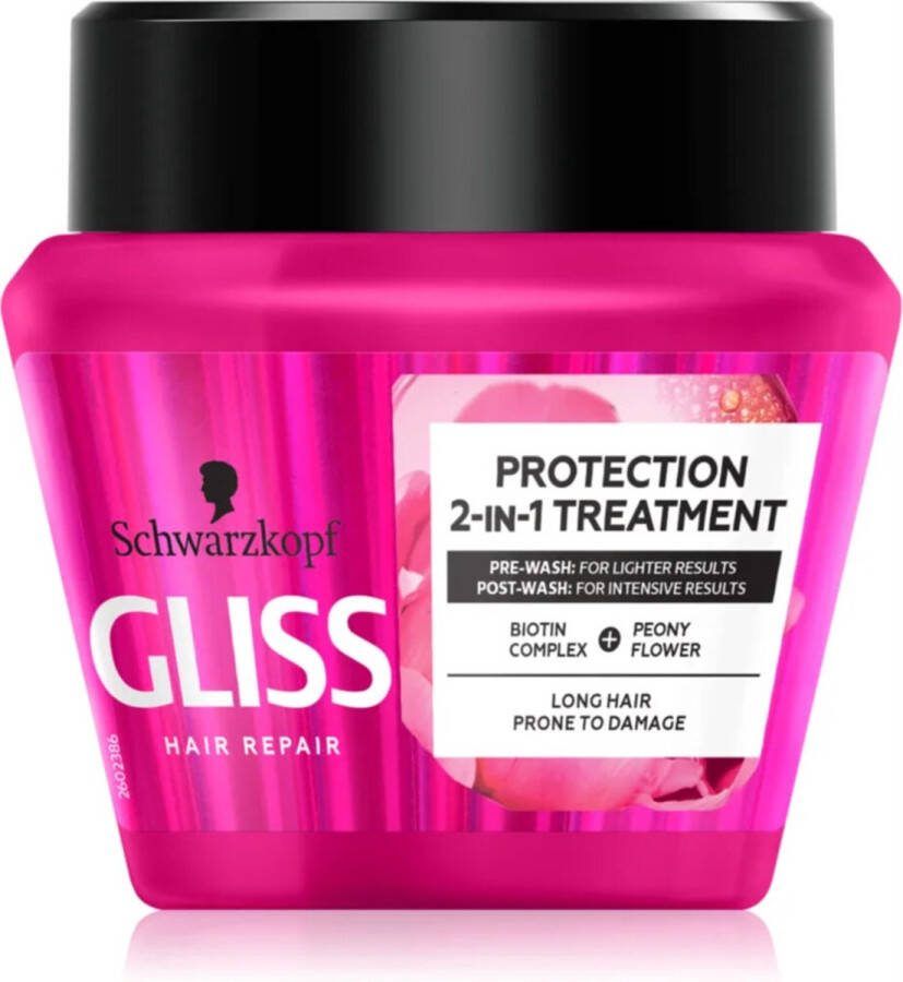 Gliss Kur Supreme Length Haarmasker pot 6x 300 ml Voordeelverpakking