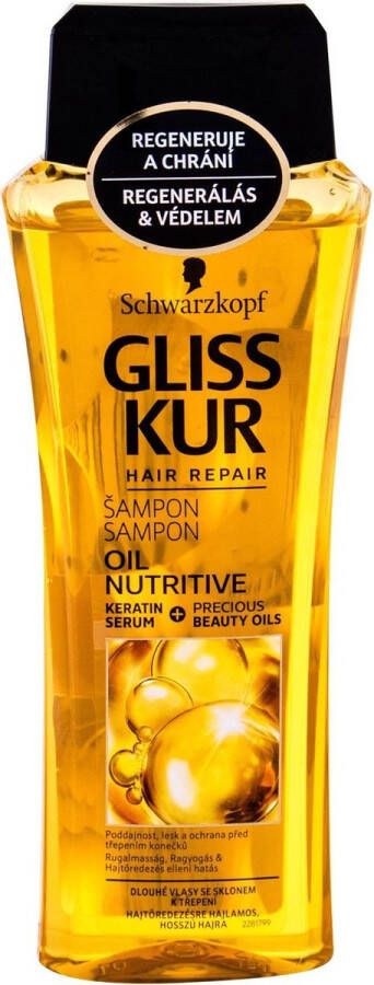 Gliss Kur Schwarzkopf Regenerating Shampoo Oil Nutritive (Shampoo) 400 Ml